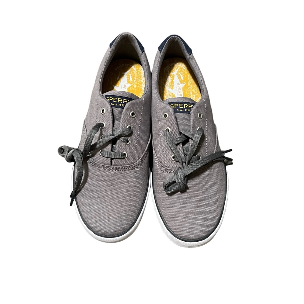 Sperry Striper II Deck Sneakers Shoes Boat Men's Size 7 Gray‎ NWOT